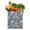 White-369, variant on Floral and Tropical Leaves Canvas Tote – Bright and Colorful Reusable Bag