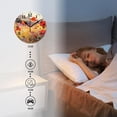 thumbnail image 3 of 12 Inch Wall Clock Battery Operated Silent Clock Decorative for Office, Kitchen, Outdoor, Living Room，Flower Colorful Field Poppies Bloom Flowers Lavender Design, 3 of 4