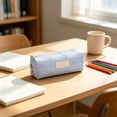 thumbnail image 2 of Back to School Supplies Under 1 Pencil Case Aesthetic Zipper Pencil Bag Big Capacity Pencil Pouch for Teen Girls Boys and Adults #1021, 2 of 6