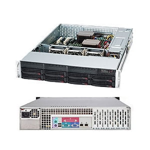 Series Rackmount Enclosure - Supermicro SuperChassis SC825TQ-563LPB Rackmount Enclosure - Rack-mountable - Black - 2U - 8 x Bay - 3 x Fan(s) Installed - 560 W - EATX, ATX Motherboard Supported - 50 lb - 8 x External 3.5