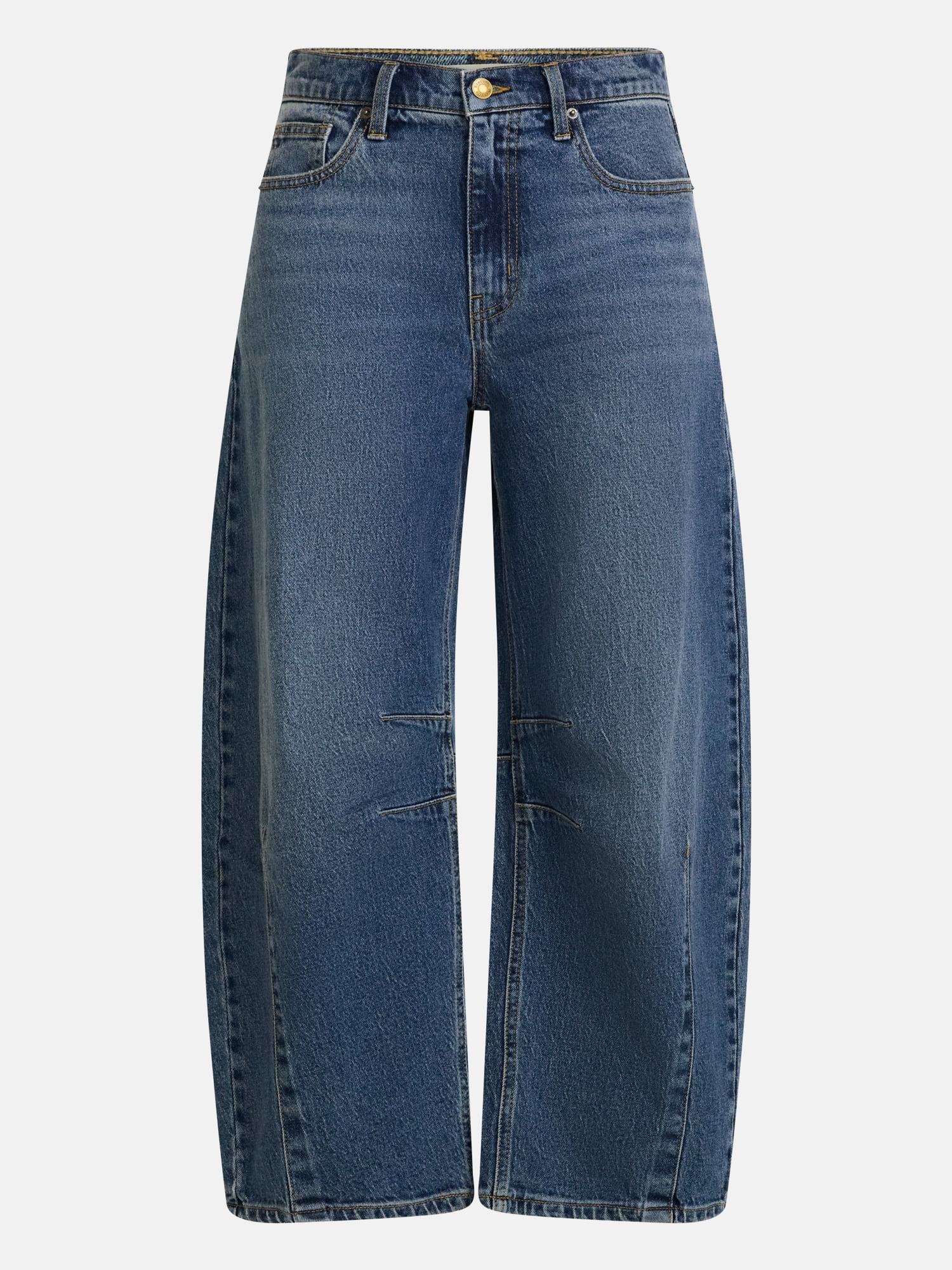 Scenario Women's and Women's Plus High Rise Horseshoe Jeans, 26" Inseam, Sizes 0-28W