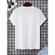thumbnail image 3 of Camisetas Manfinity Homme para hombre, cuello redondo, manga corta, estampadas, divertidas, informales, de algodón, para verano., 3 of 6