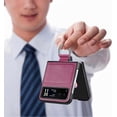 thumbnail image 4 of for Motorola Razr 40 Case, PU Leather Protective Cover with Ring Flip Phone Case Motorola Razr 40 ZH Purple, 4 of 18