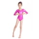 thumbnail image 5 of Mallas de gimnasia de una pieza de licra, de manga larga, metálicas brillantes, para niñas de Speerise, trajes de baile de ballet para niñas, 5 of 5