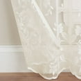 thumbnail image 3 of Waverly Sherry Floral Lace Sheer Rod Pocket Curtain Panel, Cream, 54 x 84, 3 of 7