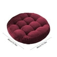 thumbnail image 3 of Chair Cushion,Solid Color Seat Cushion,Thickened Soft Corduroy Filled Cushion,Kitchen Dining Chair Cushion,Patio Cushion,Memory Foam Added Pad,Multi-purpose Seat Cushion, 3 of 8
