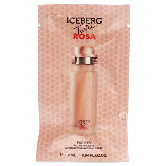 Iceberg Twice Rosa by Iceberg for Women - 1.2 ml EDT Spray Vial (Mini)