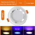 thumbnail image 1 of Luz Led empotrada de techo, foco redondo de 5W, 220v, 1/2/4/6/8/10 unidades, decoración de iluminación interior, 1 of 4