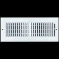 thumbnail image 3 of Fits 12x4 Duct Opening 2 WAY Steel Air Supply Diffuser by Handua | Register Vent Cover Grill for Sidewall and Ceiling | White | Outer Dimensions: 13.75" X 5.75", 3 of 8