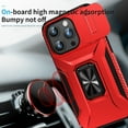 thumbnail image 5 of Cowithday for iPhone 11 Pro Max Case with Slide Camera Cover, [Full Camera Protection] [Magnetic Rotated Kickstand] Military Grade Shockproof Heavy Duty Cover, Red, 5 of 8