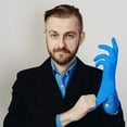 thumbnail image 5 of Guantes desechables de nitrilo PEIPU talla grande, 100 unidades, 4 mil, 5 of 5