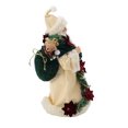 thumbnail image 4 of Department 56 Possible Dreams Old World Poinsettia Santa Claus Multicolor Christmas Figurine 10.5in H, 4 of 4