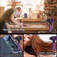 thumbnail image 4 of Electric Air Duster, 1400g Thrust 180000RPM Compressed Air Duster, Multifunctional Jet Dry Blower for Car, Computer, Workbench, 8000mAh, 15 Mins Working Time for Home, Vehicle, 4 of 7