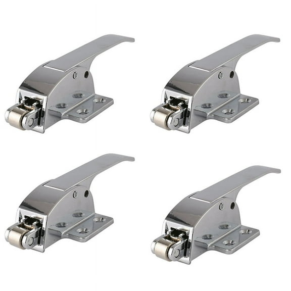 4X Stainless Steel Spring Loaded Walk in Freezer Cooler Door Handle Latch