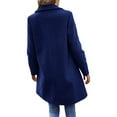 thumbnail image 6 of Babysbule Winter Jackets for Women Women Casual Long Sleeve Loose Fashion Buttons Solid Coat, 6 of 8