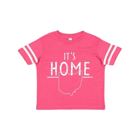 

Inktastic It s Home- State of Ohio outline Distressed Text Gift Toddler Boy or Toddler Girl T-Shirt