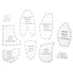 thumbnail image 1 of 10 plantillas de oso de memoria, regla, plantillas acrílicas para acolchado, costura, manualidades, patrones de costura fáciles, patrones de costura de animales de peluche para principiantes, 1 of 8