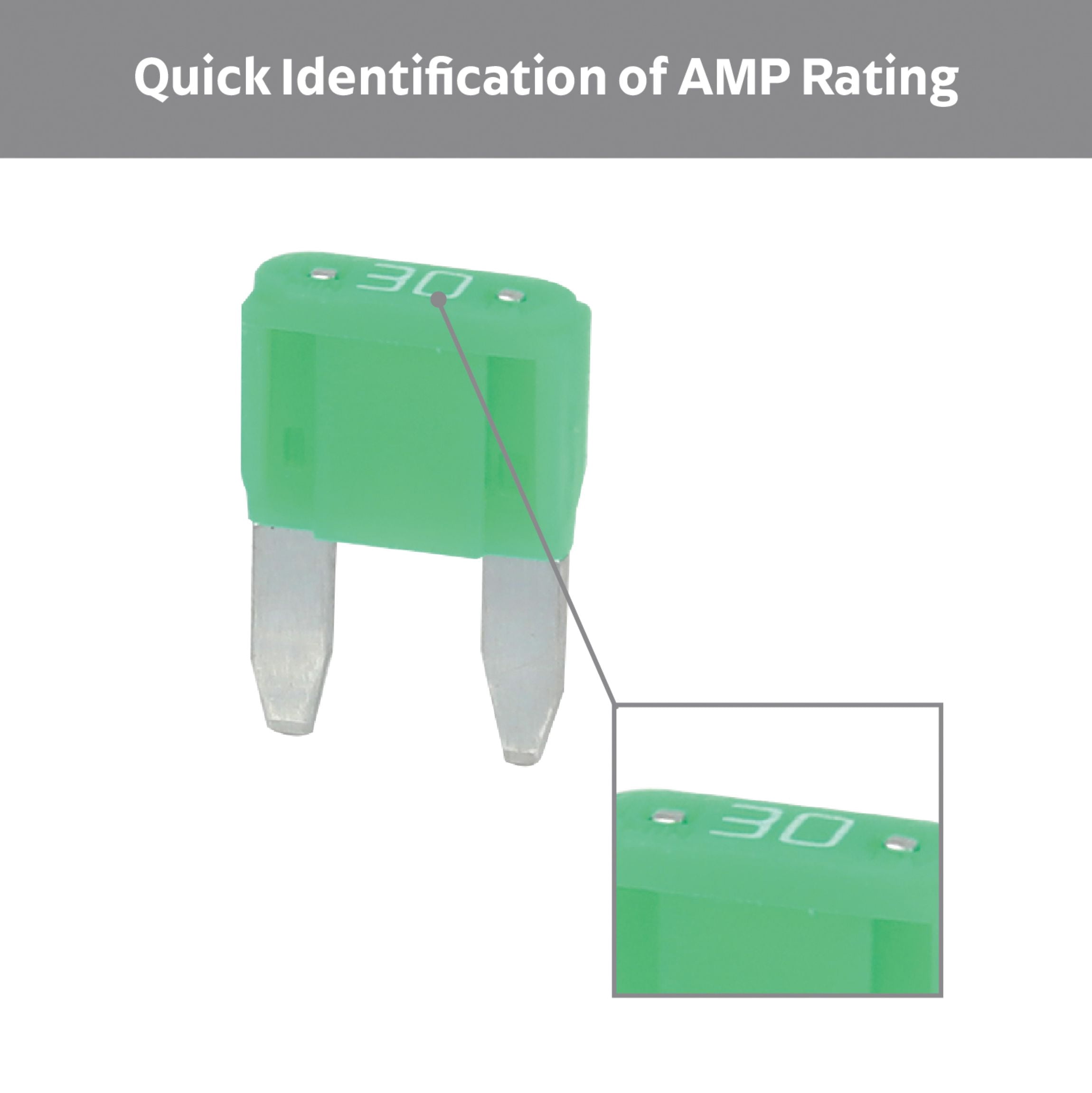 EverStart 30 Amp ATM Blade Fuses, UL Listed, Auto, Marine, and Electronic Applications, 5 Pack