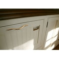 thumbnail image 6 of Goo-Ki Double Hole Centers (6.3''/7.6'') Champagne Bronze Cabinet Pulls, Zinc Alloy Cabinet Handles for Drawer Cupboard Wardrobe, 6 Pack, 6 of 8