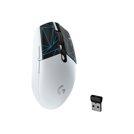Logitech - G305 LIGHTSPEED Wireless Optical 6 Programmable Button Gaming Mouse with 12,000 DPI HERO Sensor - K/DA, White