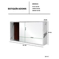 thumbnail image 5 of Botiquín ADONIS Con Espejo Para Baño., 5 of 5