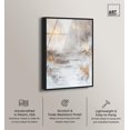 thumbnail image 2 of Burnished Patina Framed High-Gloss Acrylic Glass Wall Art Gemstone Abstract Art by Art Remedy, Black Frame, 24 x 36, 2 of 7