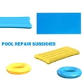thumbnail image 2 of Kit de reparación de piscinas de 10 piezas, accesorios domésticos recortables de PVC duradero (25x10CM) Sywqhk Libre de BPA, 2 of 3