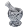 thumbnail image 1 of 1 Set Marble Garlic Grinder Garlic Mash Can Garlic Grinding Bowl (Random Color of Hammer), 1 of 8