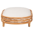 thumbnail image 3 of bali & pari Jovia Bohemian Honey Rattan Pet Bed, 3 of 9