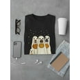 thumbnail image 3 of Trick Or Treat Dogs T-Shirt Men -Fab Funky Designs, Male Large, 3 of 4