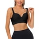 thumbnail image 1 of SOSTEN CHIC para Mujeres Sujetador Deportivo de Impacto Medio Sin Aros con Almohadillas Cuello en V Profundo Bras de Fitness S Negro, 1 of 4