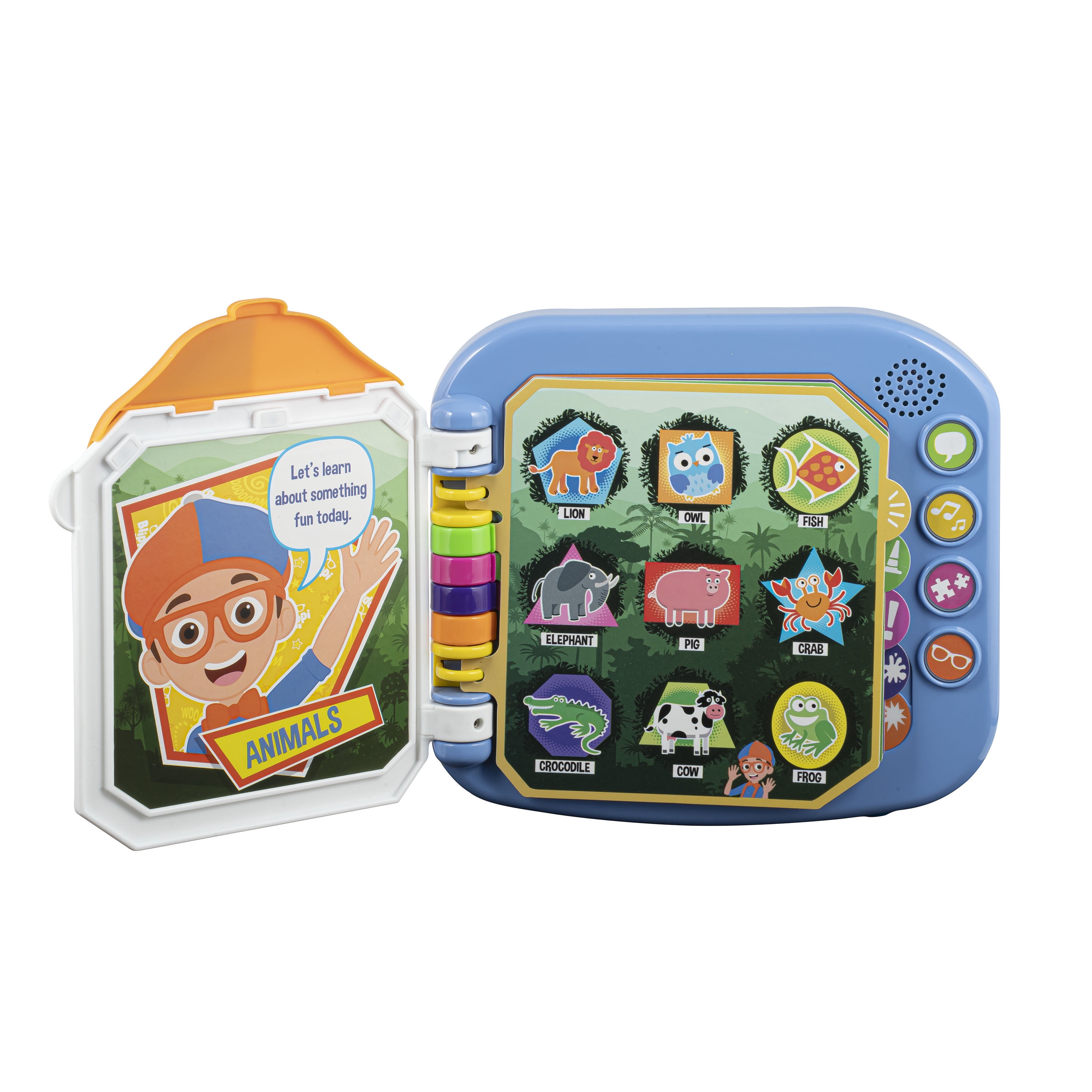 eKids Blippi Book, Toddler Toys with Built-in Preschool Learning Games, Educational Toys for Toddler Activities, Toys and Gifts