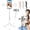 white, variant on 6 in 1 Selfie Stick with Fill Light, Cellphone Selfiestick with Remote, Bluetooth Remote Control,and Stable Three-Legged Support, Selfie Stick for Video Recording