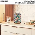 thumbnail image 2 of K-Cup Pod Wood &amp; Wire Carousel, 2 of 5