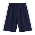 thumbnail image 3 of Liyamei Boys Athletic Basketball Shorts with Elastic Waist for Summer Sports Size 4-14,Navy, 3 of 5