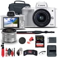 thumbnail image 1 of Canon EOS M50 Mirrorless Digital Camera with 15-45mm and 55-200mm Lenses Bundle, 1 of 8