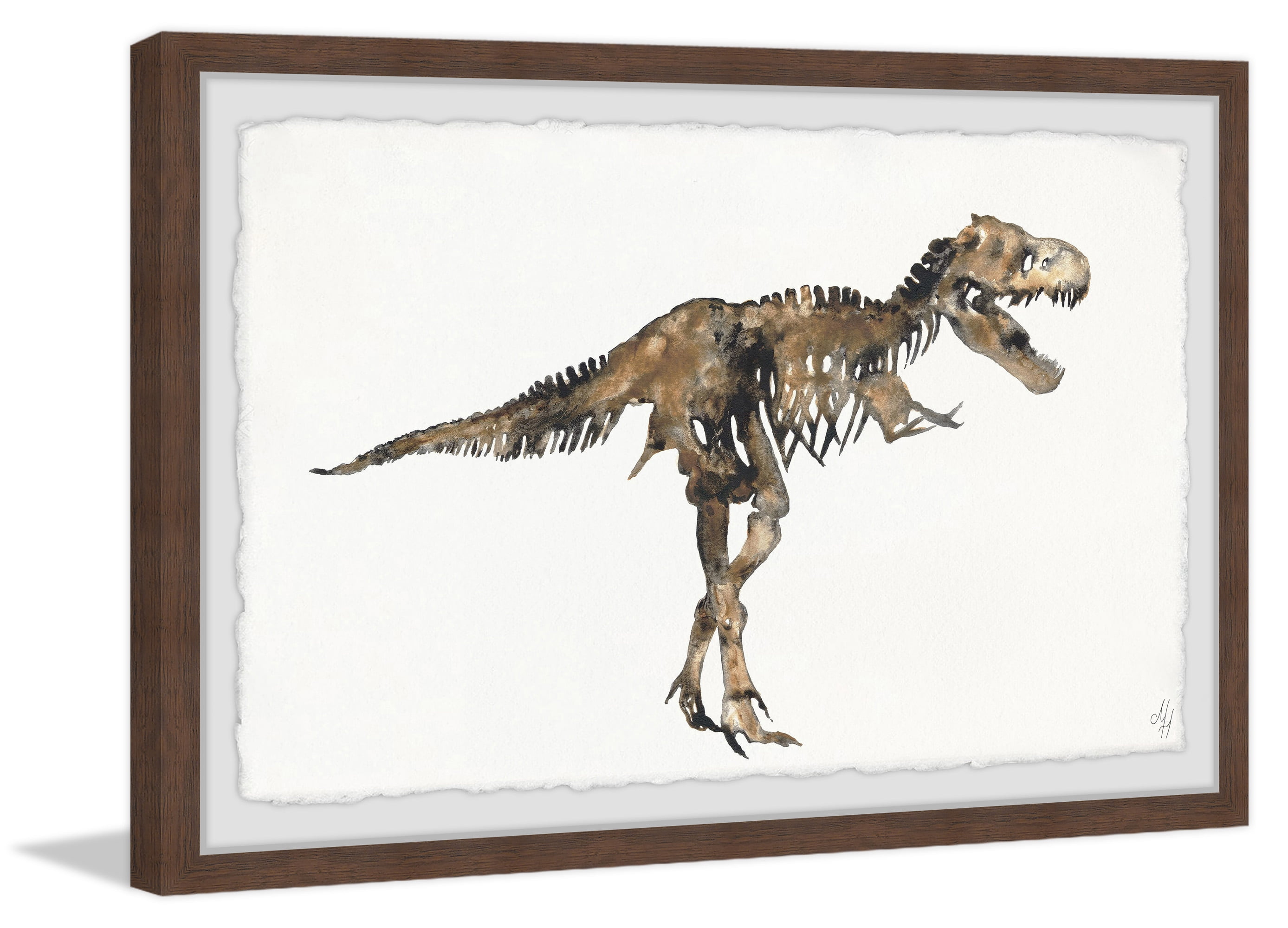 Marmont Hill T-Rex Skeleton Framed Wall Art