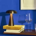 thumbnail image 4 of serony Mushroom Table Lamp Touch Dimming USB LED Night Table Lamp Light Desktop Decor USB Table for Kitchen golden, 4 of 8