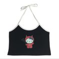 thumbnail image 1 of Hellokitty-Chaleco corto con estampado Vintage de dibujos animados para mujer, tirantes interiores ajustados y dulces, sin mangas, y2k Spice Girl, 1 of 5