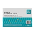 thumbnail image 1 of Tarjetas Pen + Gear Blancas 20.3 x 12.7 cm Block con 50 piezas, 1 of 4