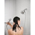 thumbnail image 5 of Moen Hydro Energetix Chrome Bathroom Showerhead and Handheld Shower Combo, 200C0, 5 of 14