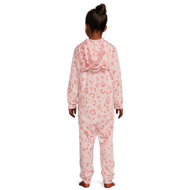 Wonder Nation Girls Cheetah Union Suit Sizes 4 18 Plus