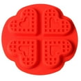 thumbnail image 4 of Moule à gaufres en forme de cœur en silicone de qualité supérieure pour enfants, 4 of 5