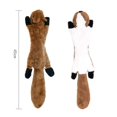 thumbnail image 4 of 3 Pcs Squirrel - No Stuffing Squeaky Dog Toys, Unstuffed Chew Toy for Small & Medium Breeds, Bulk Soft Plush Toys, Flat No Stuffing Puppy Toys, 4 of 5