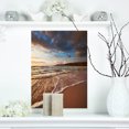thumbnail image 1 of Cloudy Sky over Wide Seashore - Large Seashore Canvas Print, 1 of 3