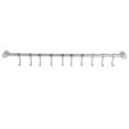 thumbnail image 5 of Kitchen Rail Rack Utensil Rack Stainless Steel Hanger Hooks for Pot Towel 10 Sliding Hooks, 5 of 5