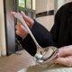 thumbnail image 2 of Cuchara de acero inoxidable, cuchara de sopa grande for el hogar, cuchara for gachas, cuchara for Fideos, 2 of 6