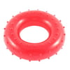 Muscle Strength Training Rubber Massage Hand Grip Ring Red