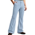 thumbnail image 4 of StSilkitty Mens Flare Dress Pants Elastic Waist Bell Bottom Trousers Business Casual Flared Pants with Pockets, 4 of 7