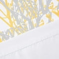 thumbnail image 5 of DriftAway Tree Branch Abstract Ink Printing Lined Thermal Insulated Window Curtain Valance Rod Pocket 52" x 14" Plus 2" Header, Yellow, 5 of 6